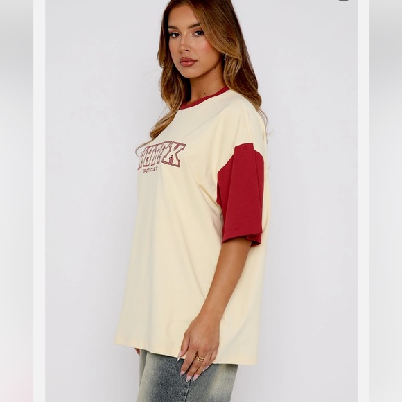 ‼️SOLD‼️ NWT Fearlessly Flying Oversized Tee | Size XS/S - Picture 4 of 5